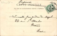 VINTAGE POSTCARD Montpellier the Castle and I' Aqueduc