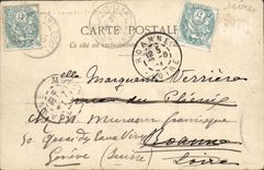 VINTAGE POSTCARD Ligne Of Walls Passage Of Rivoire