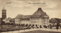 CPA Colmar Stadt Honere Madchenschule