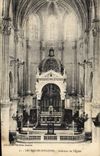 VINTAGE POSTCARD Sables d'Olonne Interior De I' Eglise