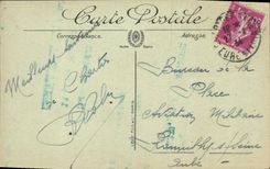 POSTAL Chartres de la VENDIMIA la lavandería automática de los nines del último del puente