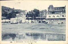 VINTAGE POSTCARD Houlgate a Corner Of the Beach