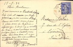 VINTAGE POSTCARD the Beautiful Landscapes Of France the Pyrenees Cauterets has Pierrefitte