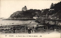 CPA Dinard Le Nouvelle Digue Et La Pointe Du Moulinet