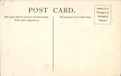 VINTAGE POSTCARD London The Houses Off Parliament The clock tower