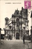 VINTAGE POSTCARD Auxerre Church St Pierre