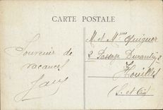 VINTAGE POSTCARD Auxerre Church St Pierre