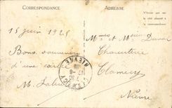 VINTAGE POSTCARD Evian Les Bains Seen from of the Lake