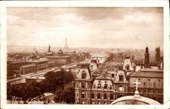 CPA Paris Panorama des Huit ponts 