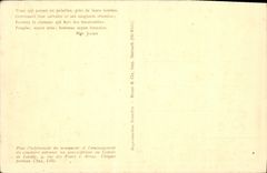 VINTAGE POSTCARD ND of Lorette Detail of the Low reliefs of the cenotaph and the Pilasters