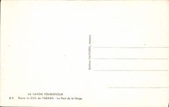 MODERN CARD Road of the Collar of Iseran the bridge of snow