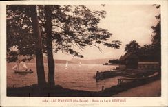 CPA Lac D'Annecy Bords du Lac a Menthon