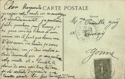 VINTAGE POSTCARD Clermont Ferrand Panorama On Puy de Dome Seen from of the top of the cathedral