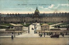 VINTAGE POSTCARD Paris Invalids View