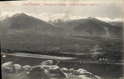 VINTAGE POSTCARD Make Romeu Panorama of the Pyrenees Cirque of Puignol