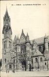 VINTAGE POSTCARD Senlis the Cathedral