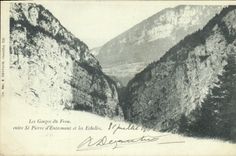 CPA Les gorges du Frou entre St Pierre d'Entremont et les Echelles 