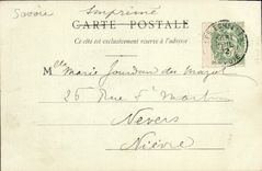 VINTAGE POSTCARD throats of Frou between St Pierre d' Entremont and Scales