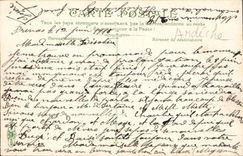 VINTAGE POSTCARD Deprived Rock of the Witch