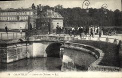 CPA Chantilly Entree du Chateau