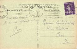 CPA Reims La Cathedrale Militaria