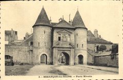 VINTAGE POSTCARD Besancon les Bains Rivotte Gate
