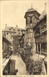 VINTAGE POSTCARD Strasbourg Court of the Corbel