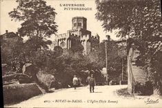 VINTAGE POSTCARD Royat les Bains the Church