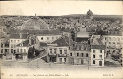 CPA Alencon Vue Generale Sur Notre Dame