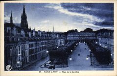 CPA Nancy la Nuit Place de la Carriere