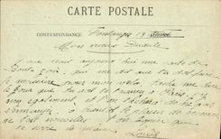 VINTAGE POSTCARD Vic On Cere the Cascade of Roucole