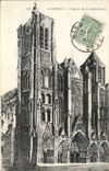VINTAGE POSTCARD Bourges Frontage of the Cathedral