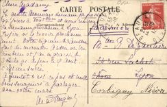 VINTAGE POSTCARD Beauvais Boulevard of the Palate