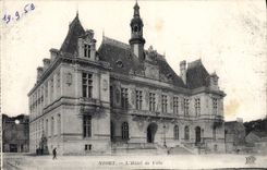 VINTAGE POSTCARD Niort the Town hall