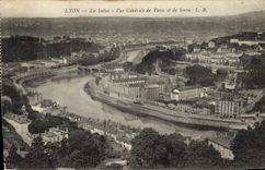 CPA Lyon La Saone Vue Generale de Vaise et de Serin