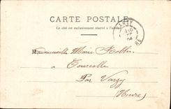 VINTAGE POSTCARD the miraculous Virgin d4Orcival