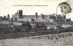 CPA La Cite De Carcassonne Vue Generale