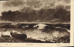 CPA Courbet La Vague Paris Musee du Louvre