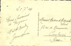 VINTAGE POSTCARD Royan Large Conche