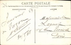 VINTAGE POSTCARD Surroundings of Winnowing machine the Cascade of the Insane Rock