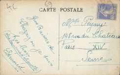 VINTAGE POSTCARD Chazay d' Azergues the church