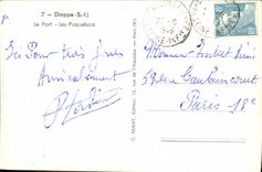 CPM Dieppe Le Port Les Paquebots