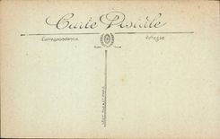 VINTAGE POSTCARD Fatty Seen from through the Palm trees of the Large Hotel