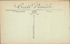 VINTAGE POSTCARD Fatty Sight towards the Large Hotel and the Victoria Hotel taken of the Thiers boulevard