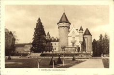 CPA Chateau De Bourbon Busset