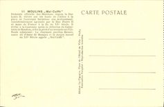 VINTAGE POSTCARD Castle Of Moulins