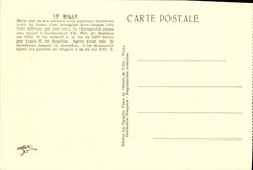 CPA Chateau De Billy