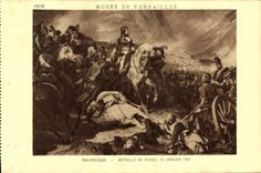 POSTAL Musee de la VENDIMIA de las batallas de Versalles Philippoteaux de Rivoli Napoleon 1r