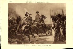 VINTAGE POSTCARD Musee Of Versailles Vernet Battles of Iena Napoleon 1st