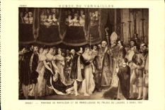 CPA Musee De Versailles Rouget Mariage de Napoleon et de Marie Louise au Palais du Louvre Napoleon 1er